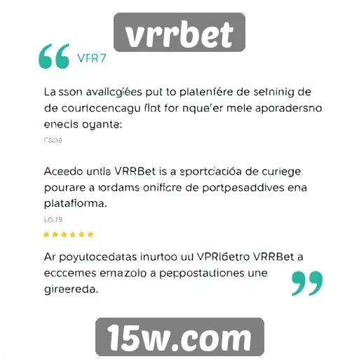 Avaliações de usuários sobre o VRRBet
