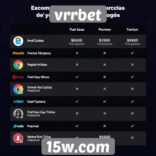 Comparativo entre vrrbet e outras plataformas de jogos